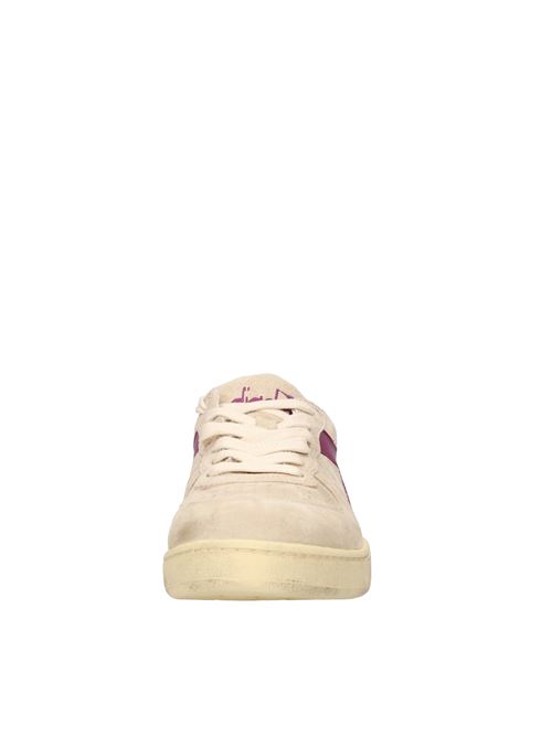 Fabric sneakers DIADORA HERITAGE | MI BASKET LOW SHEARLING WNBEIGE-VIOLA-VERDE